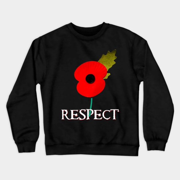 Respect Crewneck Sweatshirt by blackiguana